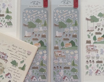 In My Dream Journal Stickers: PET Matte Laminierung