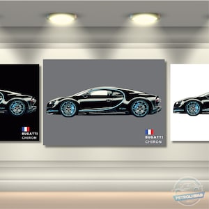 Bugatti Poster Print Chiron Poster Super Car Poster Wall Art Car Photography Decor Gift For Car Lover Bugatti Print Car Gift