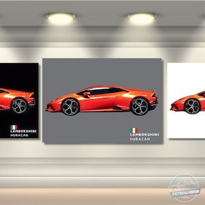 Lamborghini Huracan Poster: Super Car Wall Art