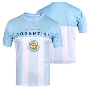 【5/15まで】 アルゼンチンFIFAチャンピオンズ2022シャツ Argentina World Cup Champions Shirt - Etsy