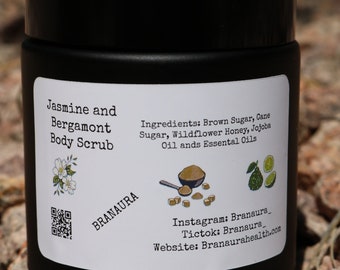 Brown Sugar Body Scrub - Jasmine and Bergamot