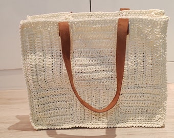 Cream Beach and Daily Bag, shoulder bag