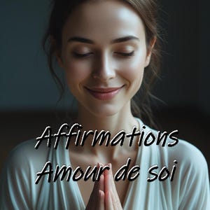 Audio d'affirmations positives | Pour favoriser le bonheur, vie positive et paix, la santé et bien-être mental, méditation pour l'esprit.