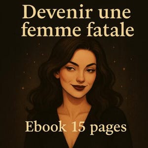 Ebook Devenir une femme fatale – Dark woman energy – 15 pages pour libérer ton aura sombre de séduction - Séduire - Guide PDF Téléchargeable