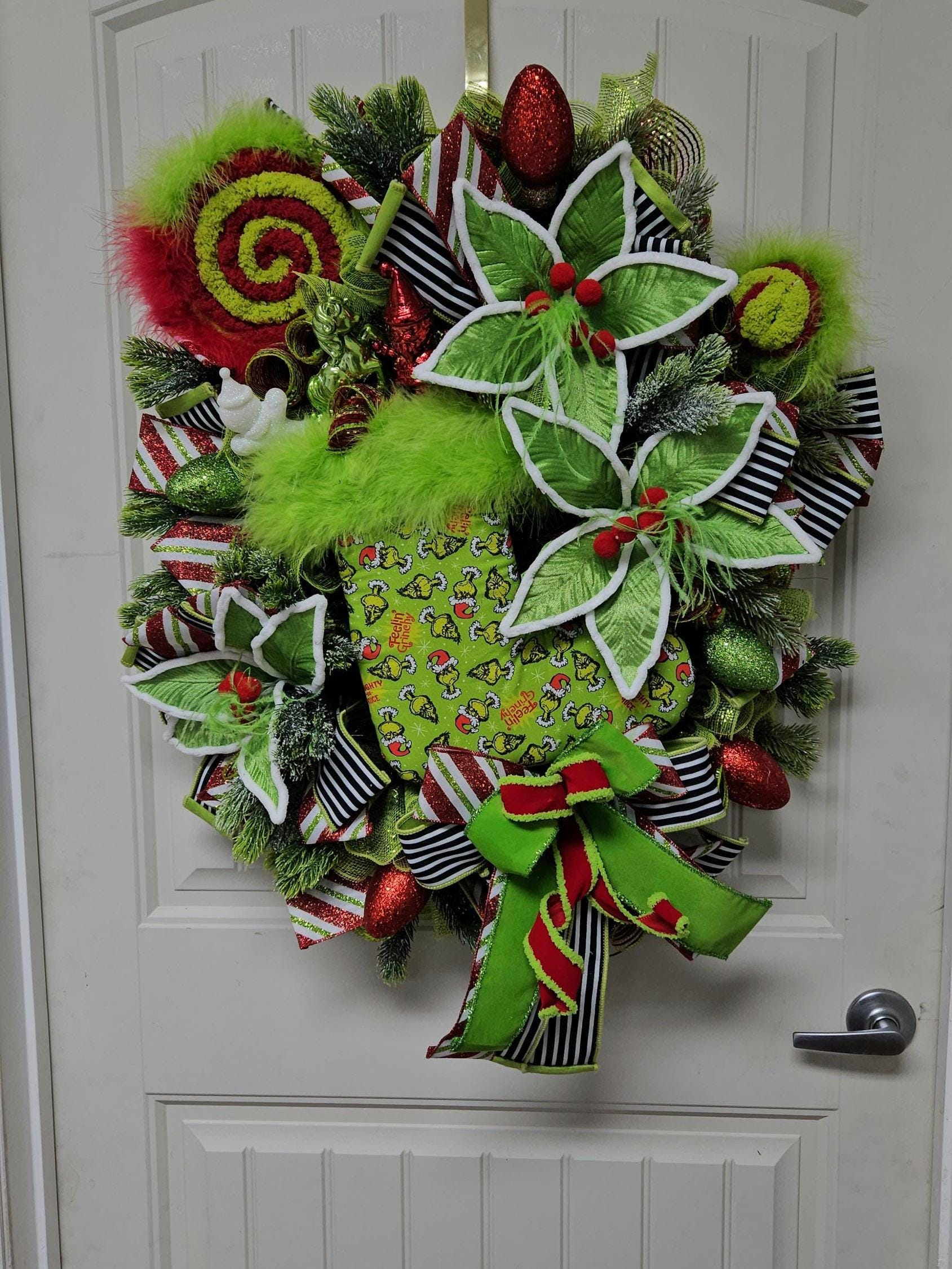 30 christmas grinch wreaths - Etsy 日本