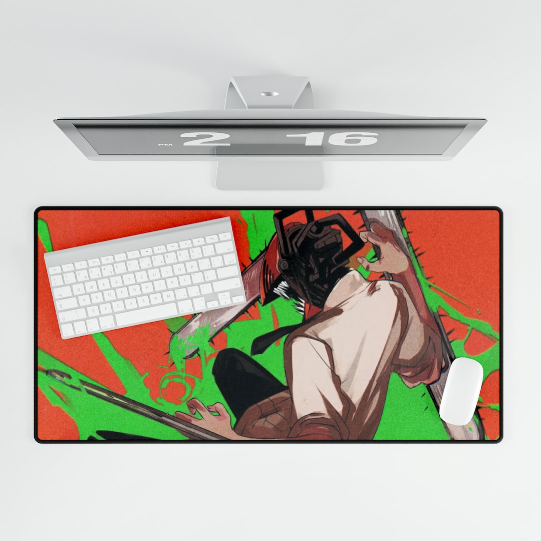 Chainsaw Man Mousepad, XXL Mouse Pad, Power & Chainsaw Man Deskpad