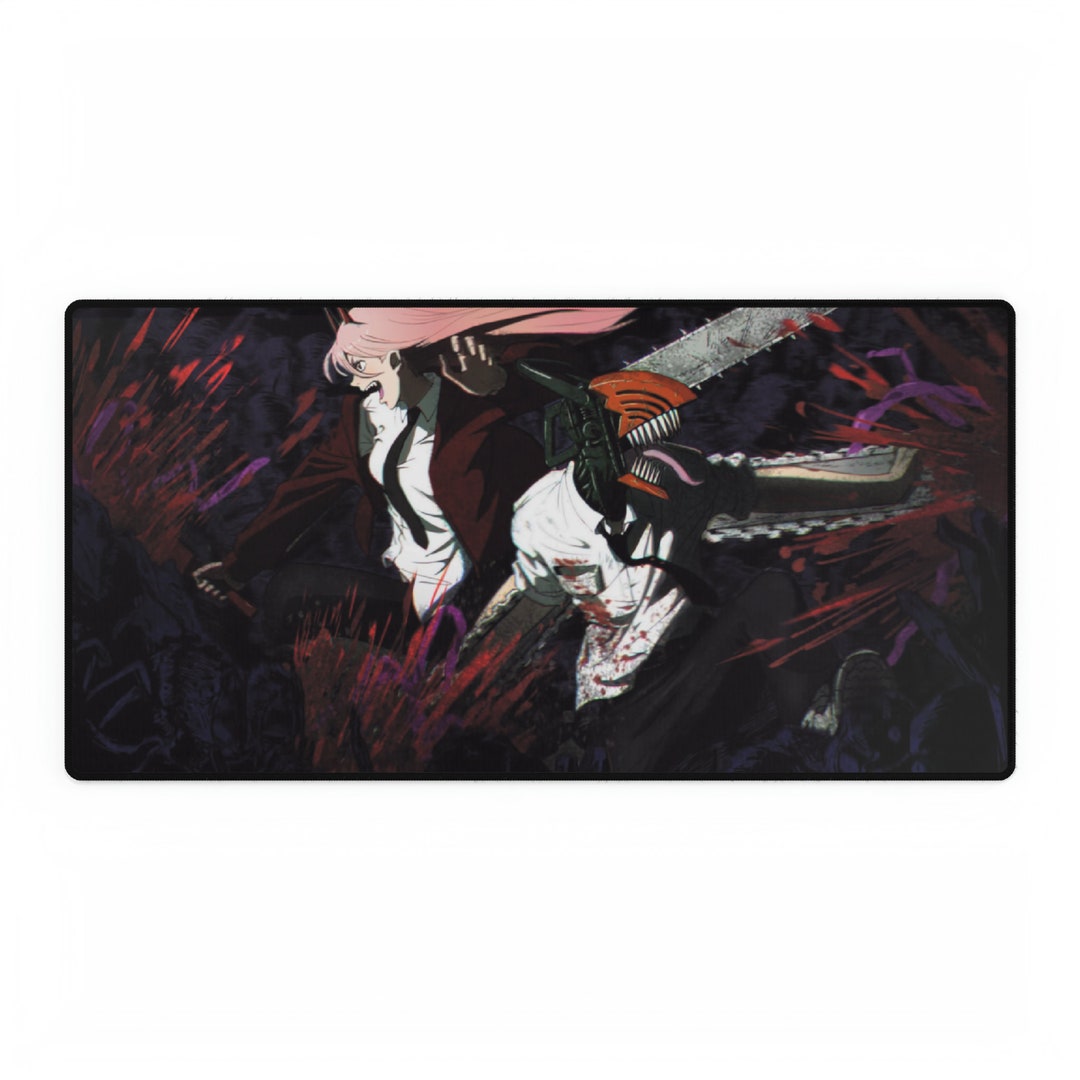 Power & Chainsaw Man Deskpad, XXL Mouse Pad, Chainsaw Man Mousepad