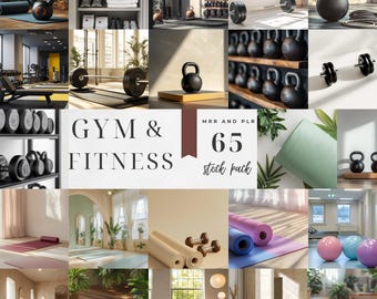 Gym & Fitness Foto Füllstoffe Ästhetische Trainingsgeräte Bilder Yoga-Matte Fotografie Gym Stock Fotos