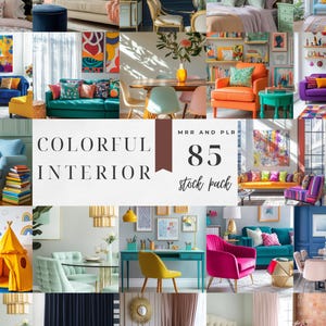 Photos stock Intérieur Coloré Vive Photos commerciales Intérieur De Maison Moderne Salon Chambre Et Bureaux Designs Intérieur Coloré Vive