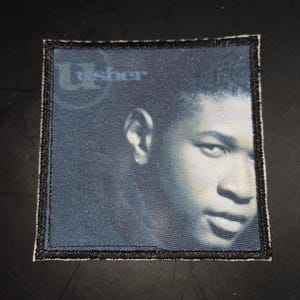 Usher Album Covers Patch - Iron On or Velcro Music Patch – Backpack, Jacket, Hat