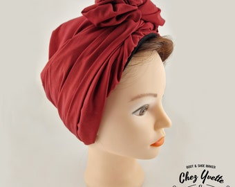 1940'S Headwrap - 1940's Turban - Reproduction