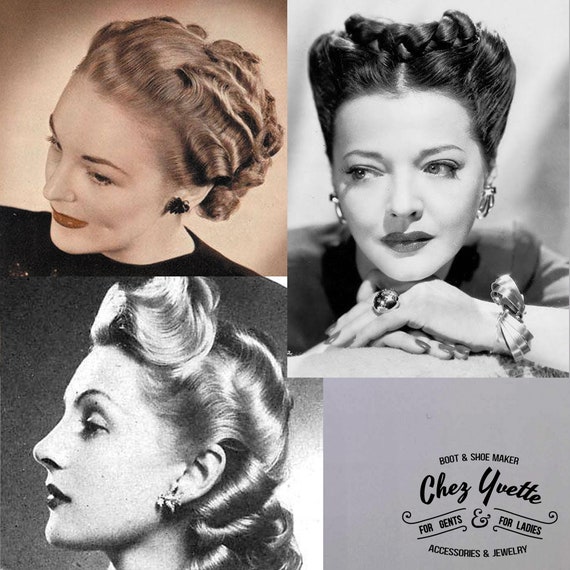 1940'S Earrings - 1940s Earrings - Reproduction - Etsy