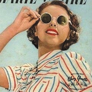 1940's Sunglasses Lunettes de soleil des années 1940 1940's Googles image 5