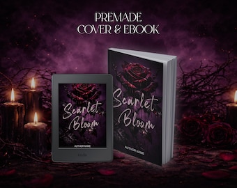 Cover Premade I Ebook I Scarlet Bloom I Romantasy I Dark Romantasy