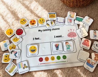 Non verbal feelings communication cards / emotions / coping strategies / autism / non verbal / communication / ALN / regulation