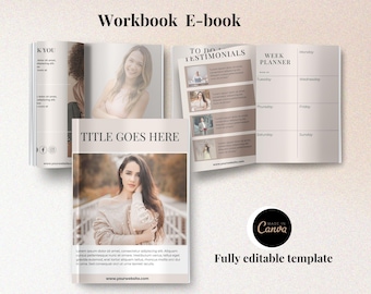 Ebook Template, Virtual Assistant Workbook Template, Lead Magnet Template, Course Creator Template, Ebook PDF, Ebook Digital Download,