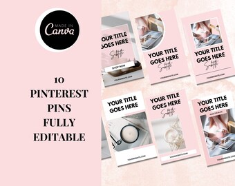 Pinterest Pin Vorlagen | Pinterest Vorlagen | Pinterest Vorlagen Canva | Pinterest Pins | Pinterest Pin Design | Blogger-Vorlagen
