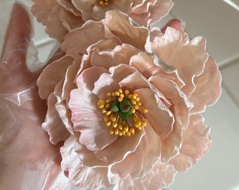 Gumpaste Peony - Edible Elegance