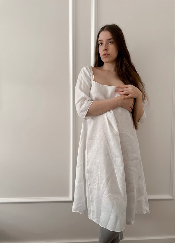 18th-century Linen Chemise/ Shift | Hand Sewn | Custom Size | Historical  Rococo Marie Antoinette Style Undergarments - Etsy