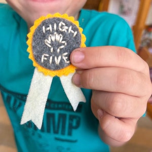 High Five Felt Badge image 1