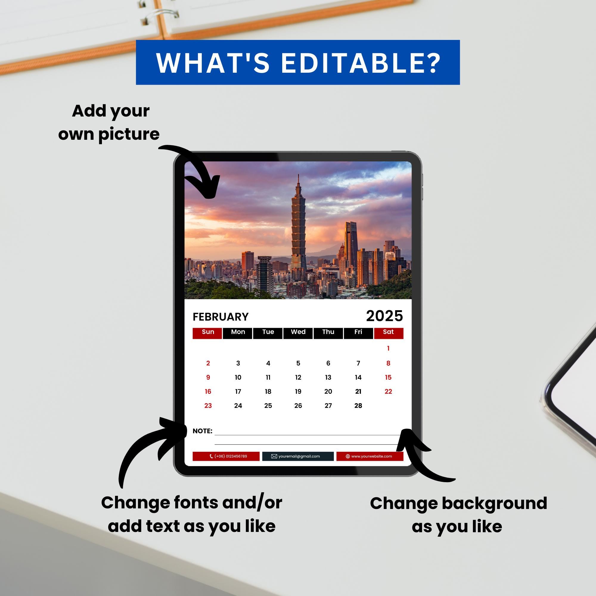Monthly Calendar Printouts