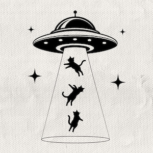 UFO cat svg, alien cat svg, cat abduction svg, flying saucer cat svg, funny cat svg, space cat svg, cat lover svg, UFO abduction png, alien spaceship cat svg, funny cat shirt svg, cat cricut svg, space cat png, weird cat svg, cat tumbler svg, alien cat gift svg