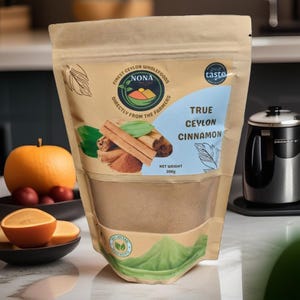 True Ceylon Cinnamon Powder |100% Authentic | Cinnamon Ground | Premium Quality | Vegan | No additives | No Preservatives | 100G