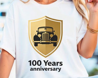 Route 66 100 Years Anniversary Logo PNG – Vintage Car Route 66 Centennial Badge 1926-2026 Retro Highway Travel Graphic
