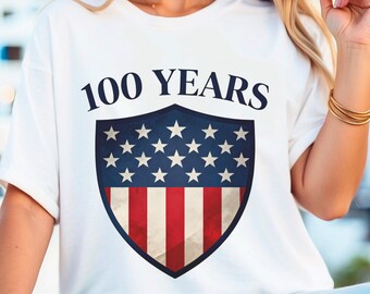 Route 66 100 Years Logo PNG – American Flag Shield Route 66 Centennial 1926-2026 – Vintage USA Highway Sign Graphic – Retro Travel Design