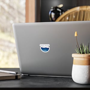 Cold Water Swim Club, cold plunging, cold water, ice dipper, cold dipper, vinyl sticker
