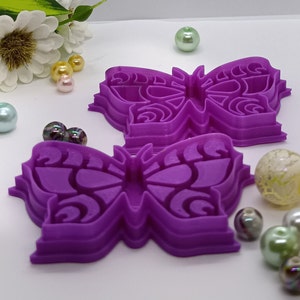 Butterfly 2 - 3D stl file (Digital file) for Polymer Clay Cutter