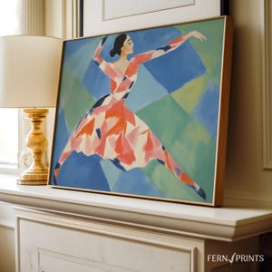 Modern Ballet Art Collection Digital Dance Print Package Beautiful Geometric Pattern Design Multiple Size Options Perfect Wall Decor Essential Professional Quality Construction Contemporary Style Studio Display Instant Download Format