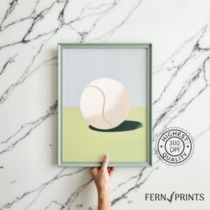 Retro Tennis Print Wall Art Sports Poster Digital Download Home Decor Tennis Wall Decor Office Art Tennis Gift Room Decoration Sports Print