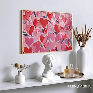 Spring Decor Foyer Wall Art Hallway Decoration Statement Wall Prints Reception Area Art Counseling Office Decor Love Art Romantic Gifts Wall Art Print