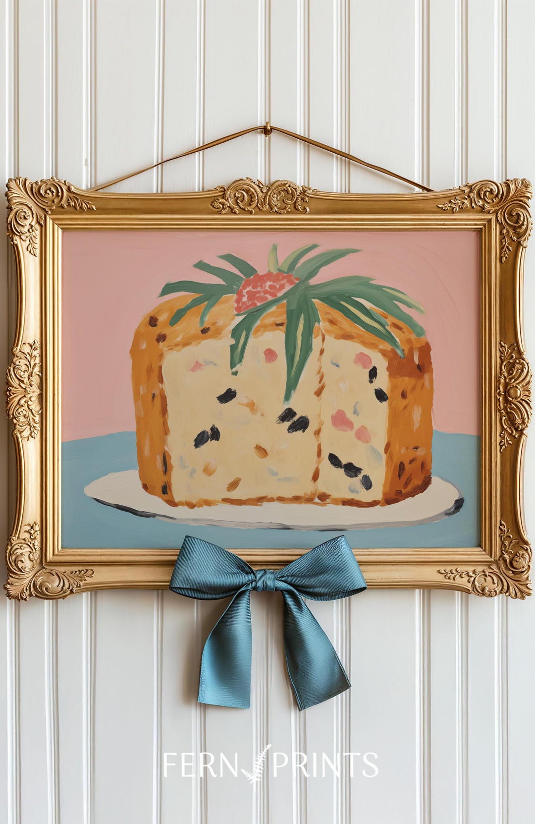 Vintage Bakery Wall Art Dessert Kitchen Decor Pastry Art Cake Print ...