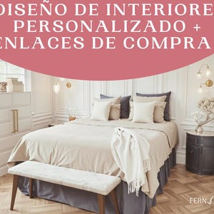 Servicio de Interiorismo Personalizado Diseño de Interiores por Habitacion Moodboard con Lista de Compras Diseño Interior Render 3D Hogar
