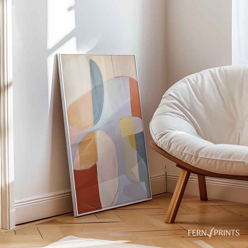 Modern Geometric Wall Art Digital Download Abstract Design Contemporary Home Decor Printable Artwork Collection Multiple Sizes Available Living Room Decoration Blue Pattern Details Premium Quality Format Interior Design Perfect Wedding Gift