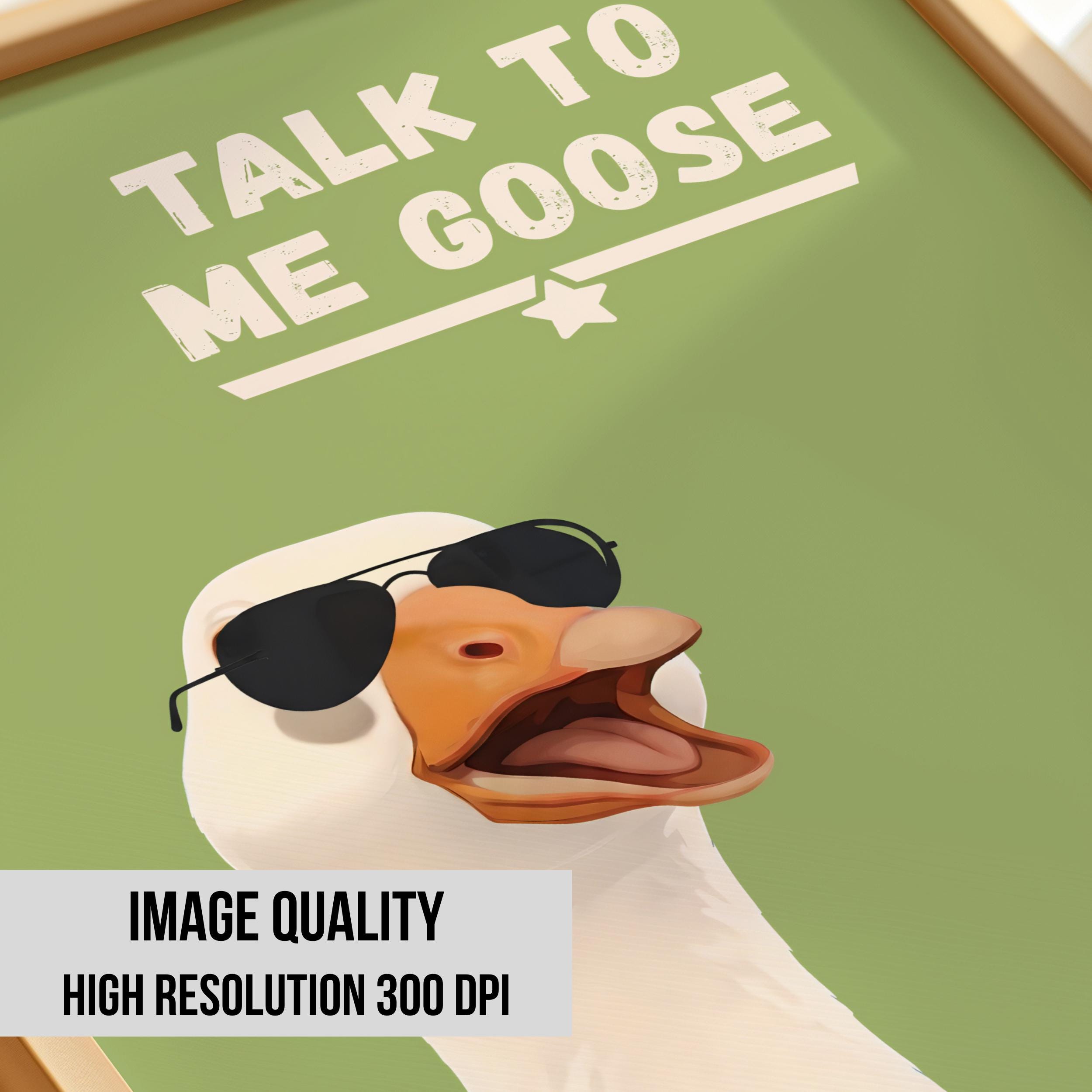 Silly Goose Print, Retro Movie Poster, Funky Home Theater Decor - Etsy
