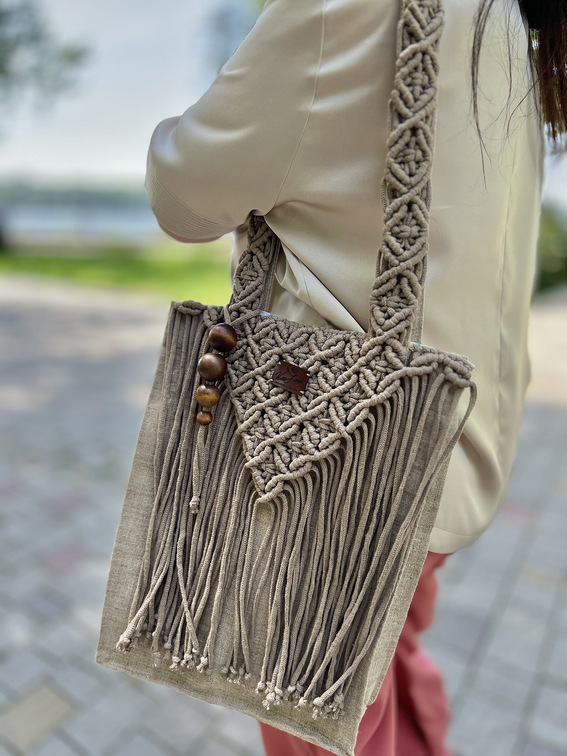 Soft Intricate Braided Tote Bag