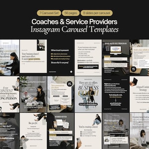 Modèles neutres de carrousel Instagram, coachs, créateurs de contenu, marques, publication éducative IG (téléchargement numérique)