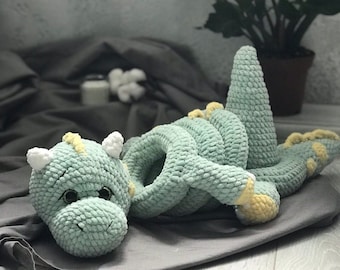 Pyramid dinosaur crochet pattern plushies amigurumi