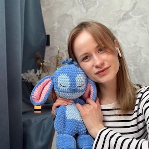 Stitch & Angel Crochet Pattern Set PDF, 2 Lovey Comforters, Baby Security Blanket, Amigurumi Toy image 2