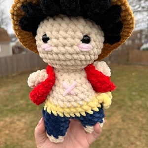Crochet Anime Pirate Straw Hat