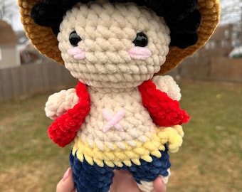 Crochet Anime Pirate Straw Hat