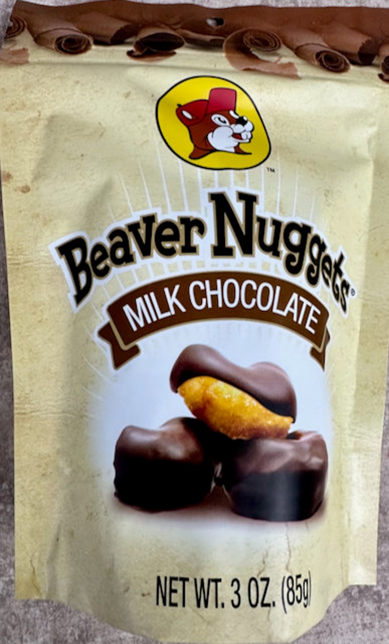 Beaver Nuggets Sweet and Chocolate Covered Bucee's Beaver Etsy
