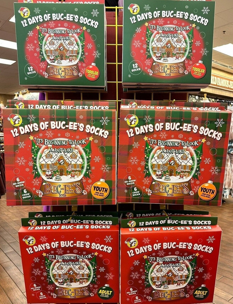 Count Down to Christmas With Bucees 12 Days of Christmas Etsy