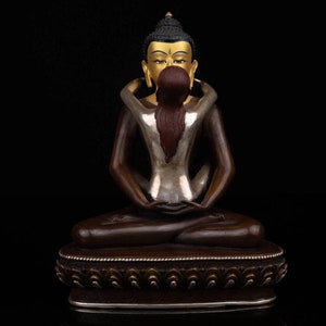 24K Gold Gilded Samantabhadra Statue: Buddhist Art Decor
