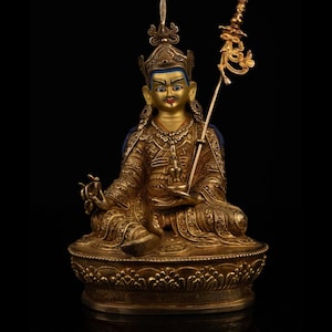 Hand - Finished Padmasambhava Guru Statue | Symbol of Enlightenment and Compassion | A Timeless Collector’s Item