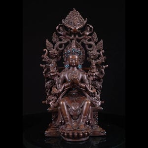 Handcrafted Maitreya Buddha Statue | The Buddha of the Future | Serene Grace and Compassionate Presence