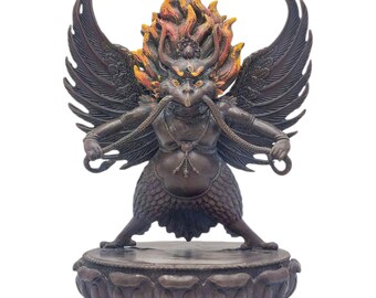 ガルーダ（ガルーラ）像 | ヒマラヤ仏教美術 | 鳥の王である半神の銀